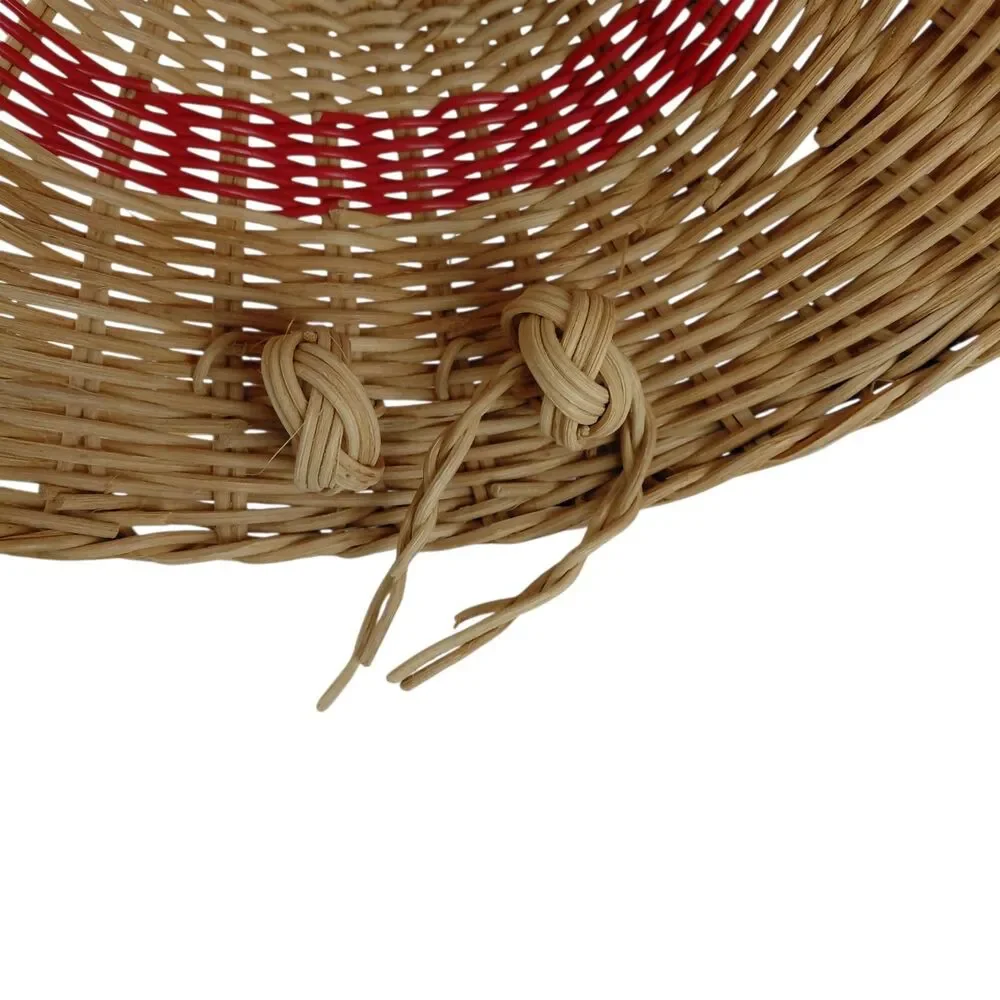 Wicker Dog Basket Hamper Laundry Puppy Collar Animal Novelty Vtg 70's MCM 31